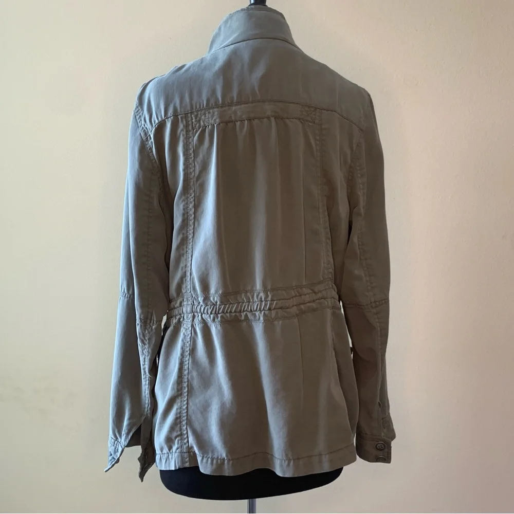 Women's Light Gray Utility Field Jacket - Unbranded